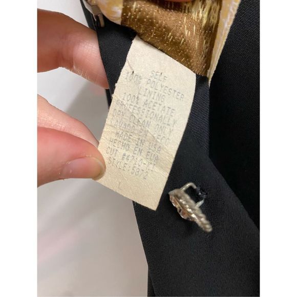 Lenovia USA Lace-Up Back Scoop Neck Spaghetti Straps Slip Dress Black Sz Large - Picture 10 of 14